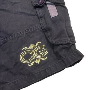 Coogi Cargo Shorts Mens 36 Black Baggy Australia Patch Outdoor Streetwear Y2K